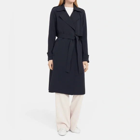 Theory Jackets Coats Nwt Theory Perfect Raglan Trench Coat
